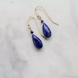 Kolczyki lapis lazuli No. 130
