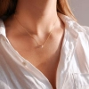 Choker na szyje z kryształkiem