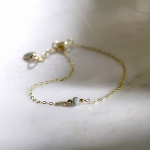 Bransoletka szary diament chain