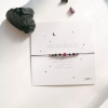 Delikatna bransoletka handmade z rubinem i spinelem