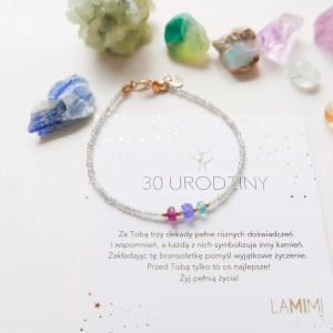 Bransoletka na 30 urodziny 