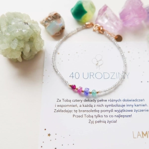 Bransoletka na 40 urodziny