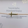 bransoletka na komunię pozłacana