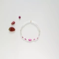 rubin bransoletka handmade