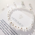 bransoletka z kryształem górskim herkimer