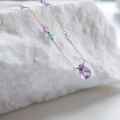 naszyjnik damski z ametystem złoty.webp