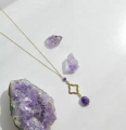 naszyjnik dla mamy z ametystem prezent .webp