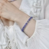 elegancka bransoletka z tanzanitem