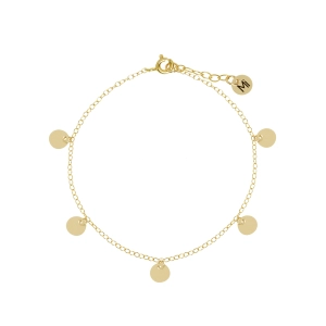 Bransoletka z monetkami Gold Shine