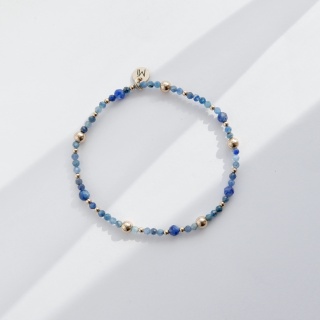 Bransoletka elastyczna kyanit Bubble